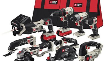 PORTER-CABLE PCCK619L8 20V MAX Lithium Ion 8-Tool Combo Kit PORTER-CABLE PCCK619L8 20V MAX Lithium Ion 8-Tool Combo Kit 51mUnHYX6OL 370x215