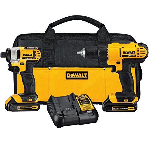 DEWALT DCK240C2 20v Lithium Drill Driver/Impact Combo Kit (1.3Ah) DEWALT DCK240C2 20v Lithium Drill Driver/Impact Combo Kit (1.3Ah) Reviews DEWALT DCK240C2 20v Lithium Drill Driver/Impact Combo Kit (1.3Ah) Reviews 51oc lFamNL