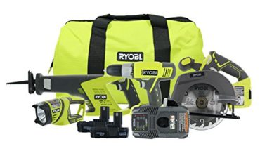 Ryobi P883 18V ONE+ Lithium-Ion Cordless Super Combo Kit Ryobi P883 18V ONE+ Lithium-Ion Cordless Super Combo Kit 41fb4IHBGlL 370x215