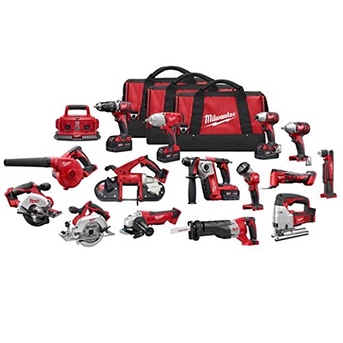 Milwaukee 2695-15 M18 Combo 15 tool Kit W/4 Xc Bat Milwaukee 2695-15 M18 Combo 15 tool Kit W/4 Xc Bat Reviews Milwaukee 2695-15 M18 Combo 15 tool Kit W/4 Xc Bat Reviews 51dEyQT39HL