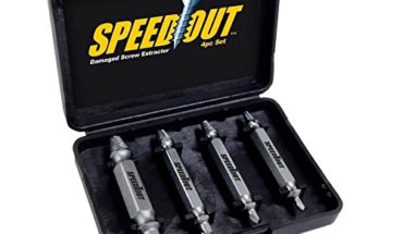 Ontel SpeedOut Damaged Screw Extractor &amp; Bolt Extractor Set Ontel SpeedOut Damaged Screw Extractor &amp; Bolt Extractor Set 513LSqqAbSL 370x215