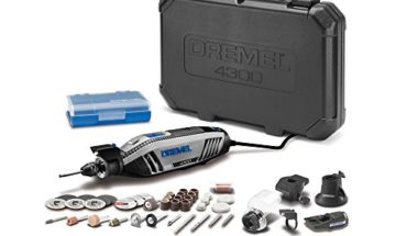 Dremel 4300-5/40 High Performance Rotary Tool Kit with Universal 3-Jaw Chuck, 5 Attachments and 40 Accessories Dremel 4300-5/40 High Performance Rotary Tool Kit with Universal 3-Jaw Chuck, 5 Attachments and 40 Accessories 41im Ul88ML 370x215