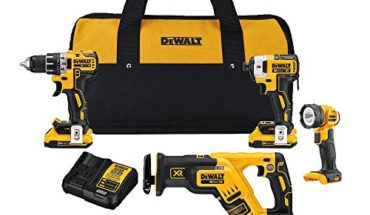 DEWALT DCK484D2 20V MAX XR Brushless 4 Tool Combo Kit Reviews DEWALT DCK484D2 20V MAX XR Brushless 4 Tool Combo Kit Reviews 512L8Sot tL 370x215