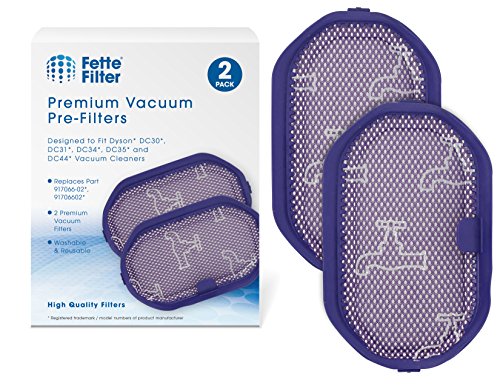 2-Pack - Dyson DC30, DC31, DC34, DC35, DC56 Compatible Washable Pre-Filter Designed to Fit Dyson Vacuum Cleaners; Replaces Dyson Pre-filter Part # 917066-02 2-Pack - Dyson DC30, DC31, DC34, DC35, DC56 Compatible Washable Pre-Filter Designed to Fit Dyson Vacuum Cleaners; Replaces Dyson Pre-filter Part # 917066-02 2-Pack &#8211; Dyson DC30, DC31, DC34, DC35, DC56 Compatible Washable Pre-Filter Designed to Fit Dyson Vacuum Cleaners; Replaces Dyson Pre-filter Part # 917066-02 51alan68yUL