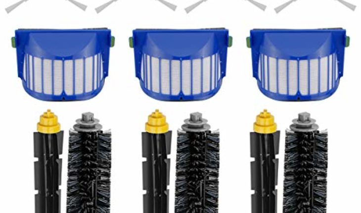 Shentec Replacement Parts Kit Compatible with iRobot Roomba 500 600 Series 614 620 630 650 660 665 690, Including Bristle Brush Flexible Beater Brush 3-Armed Side Brush &amp; Filters Shentec Replacement Parts Kit Compatible with iRobot Roomba 500 600 Series 614 620 630 650 660 665 690, Including Bristle Brush Flexible Beater Brush 3-Armed Side Brush &amp; Filters 51Ig74ZahpL 730x430