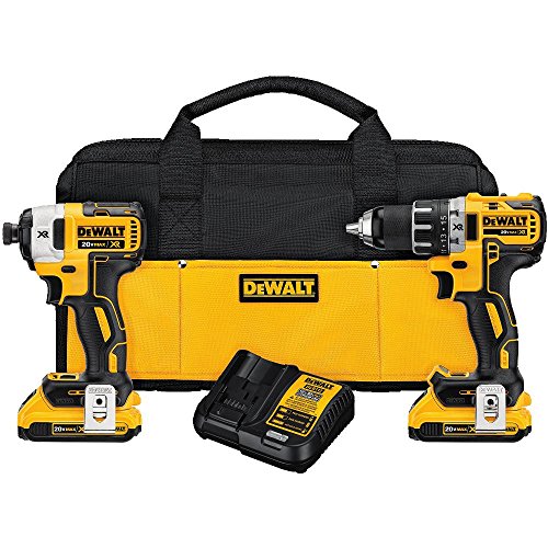 DEWALT DCK283D2 20V MAX XR Compact Cordless Drill/Driver & Impact Driver Combo Kit dewalt dck283d2 20v max xr compact cordless drill/driver &amp; impact driver combo kit DEWALT DCK283D2 20V MAX XR Compact Cordless Drill/Driver &amp; Impact Driver Combo Kit 51EGNaED8pL