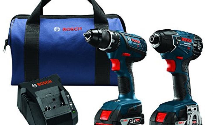 Bosch Power Tools Drill Set &#8211; CLPK232A-181 – Two Cordless Drills Tool Kit– Includes Compact Drill, Hex Impact Driver, Lithium Batteries, 18V Charger, Contractor Bag For Professional Use, HVAC 51meEpYxQhL 730x430