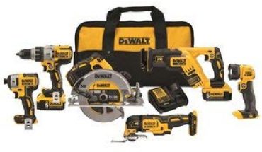 DEWALT 20V MAX XR Brushless Combo Kit, Premium 6-Tool (DCK694P2) 310fEvARPUL 370x215