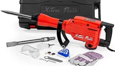 XtremepowerUS 2200Watt Heavy Duty Electric Demolition Jack hammer Concrete Breaker W/Case, Gloves Reviews 41eOm3DlaxL 370x215