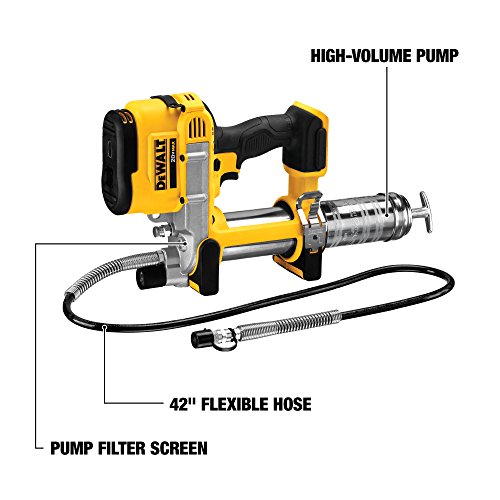 DEWALT DCGG571B 20-volt MAX Lithium Ion Grease Gun (Tool Only)  DEWALT DCGG571B 20-volt MAX Lithium Ion Grease Gun (Tool Only) 51Vvj1UQ6TL