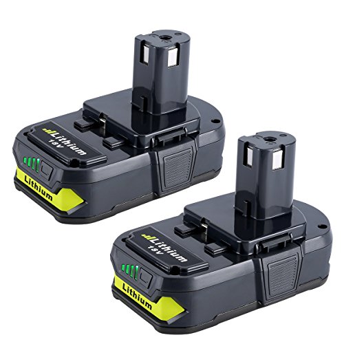 Biswaye 2 Pack 18V Lithium Battery for Ryobi, 2.5Ah Replacement Battery for Ryobi ONE+ Plus 18V Cordless Power Tools Lithium Battery P102 P103 P104 P105 P107 P108 P109 P161  Biswaye 2 Pack 18V Lithium Battery for Ryobi, 2.5Ah Replacement Battery for Ryobi ONE+ Plus 18V Cordless Power Tools Lithium Battery P102 P103 P104 P105 P107 P108 P109 P161 51kFahgev9L