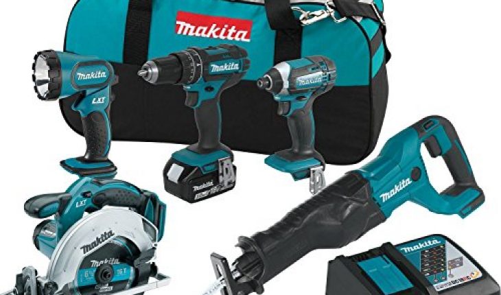 Makita XT505 18V LXT Lithium-Ion Cordless 5-Pc. Combo Kit (3.0Ah) 51LsrQ9KpoL 730x430